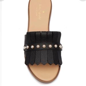 🌟HOST PICK🌟Kate Spade Stasie Black Slides